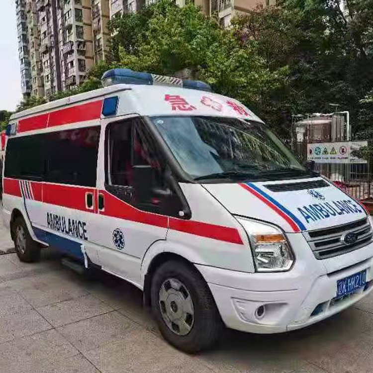 衢江长途救护车护送病人返乡